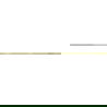 Mexen Line-B vloertype randlijst 180 cm links, goud - 185001180L