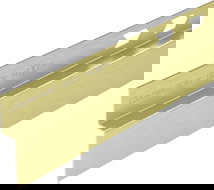 Mexen Line-B douchebaklijst front 180 cm, goud geborsteld - 185503180U