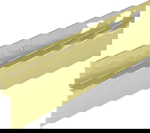 Mexen Line-B douchegoot voorkant 180 cm, goud geborsteld - 185503180U