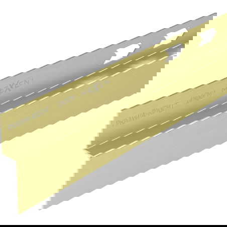 Mexen Line-B perfil de declive de parede 180 cm direito, dourado escovado - 185502180R