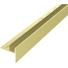 Mexen Line-B regleta de pendiente para vidrio de 120 cm derecha, cepillado dorado - 185504120R