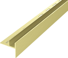 Mexen Line-B Gefälleleiste für Glas 120 cm rechts, gebürstetes Gold - 185504120R