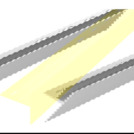 Mexen Line-B listwa di scarico per vetro 180 cm destra, spazzolato oro - 185504180R