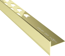 Mexen Line-B rodapé inclinado de chão 120 cm esquerdo, dourado - 185001120L
