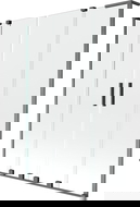 Mexen Velar L Duo paroi de baignoire à 2 volets coulissants 140 x 150 cm, transparent, gris canon brossé - 896-140-003-02-66