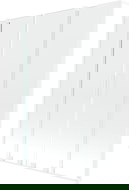 Mexen Velar L Duo mampara de bañera 2 hojas deslizantes 160 x 150 cm, transparente, blanco - 896-160-003-02-20