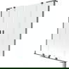 Mexen Velar L Duo Badewannenfaltwand 2-flügelig verschiebbar 160 x 150 cm, transparent, Gun Grau gebürstet - 896-160-003-02-66