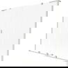 Mexen Velar L Duo Badewannenfaltwand 2-flügelig schiebbar 200 x 150 cm, matt, gebürsteter Nickel - 896-200-003-32-97