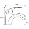 Mexen Fabia DF72 vannikomplekt, kroom - 746503DF72-00