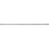 Mexen Line-B guia de inclinação para vidro 120 cm esquerda, inox - 181004120L