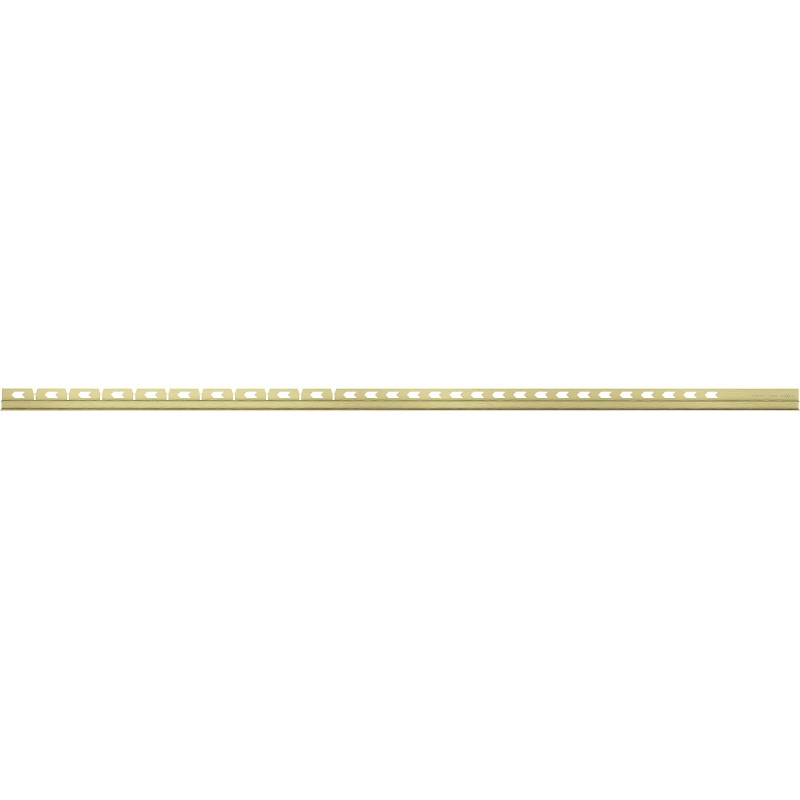 Mexen Line-B calha declive para vidro 120 cm esquerda, escova dourada - 185504120L