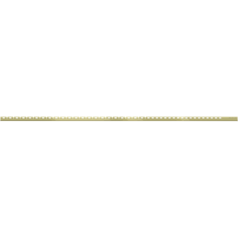 Mexen Line-B fallande list till glas 180 cm vänster, guld - 185004180L