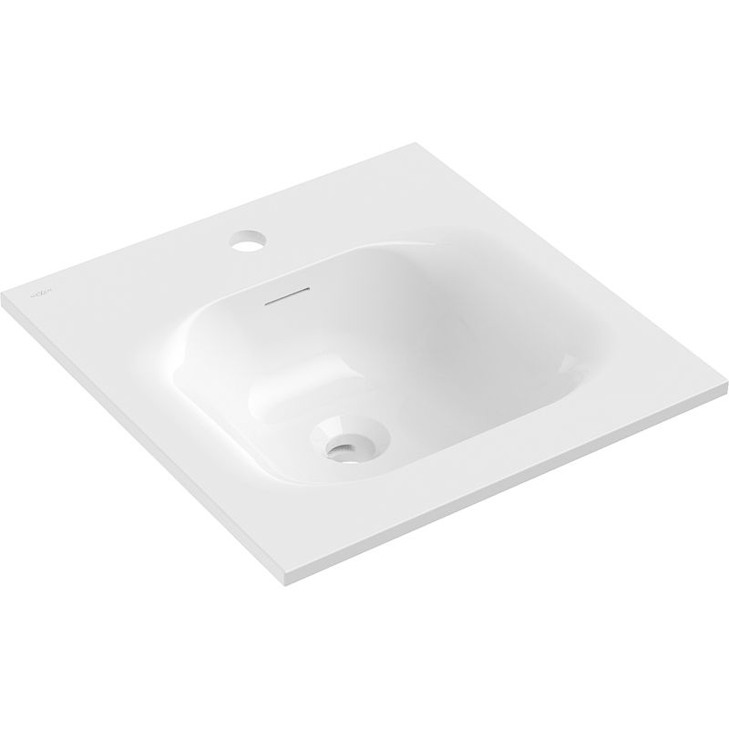 Mexen Vela ingebouwde wastafel 46 x 46,5 cm, wit glans - 25234500
