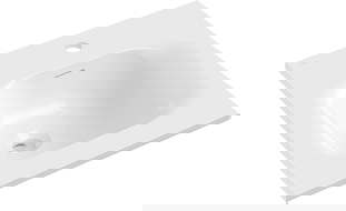 Mexen Vela lavabo incassato nel piano 46 x 46,5 cm, bianco lucido - 25234500