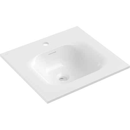 Mexen Vela countertop washbasin 51 x 46.5 cm, glossy white - 25235000