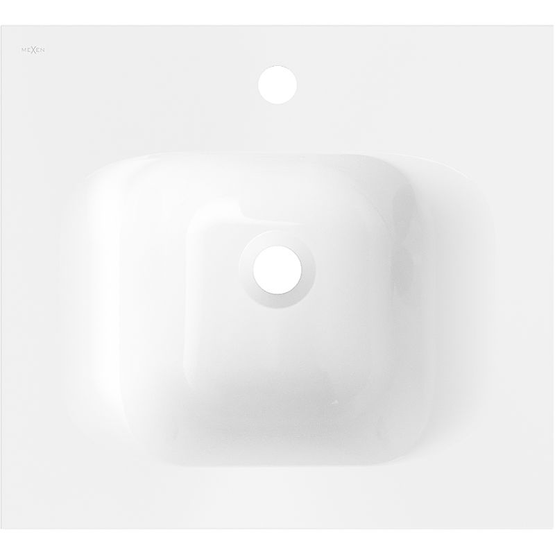 Mexen Vela lavandino da incasso 51 x 46,5 cm, bianco lucido - 25235000