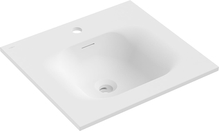 Mexen Vela lavabo encastré 51 x 46,5 cm, blanc mat - 25235001