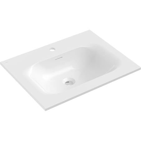 Mexen Vela tööpinna sisse paigaldatav valamu 61 x 46,5 cm, valge läige - 25236000
