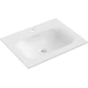 Mexen Vela lavabo encastré dans le plan 61 x 46,5 cm, blanc mat - 25236001