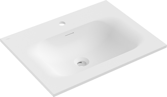 Mexen Vela lavandino incassato da appoggio 61 x 46,5 cm, bianco opaco - 25236001