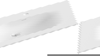 Mexen Vela lavabo empotrado en encimera 71 x 46,5 cm, blanco mate - 25237001