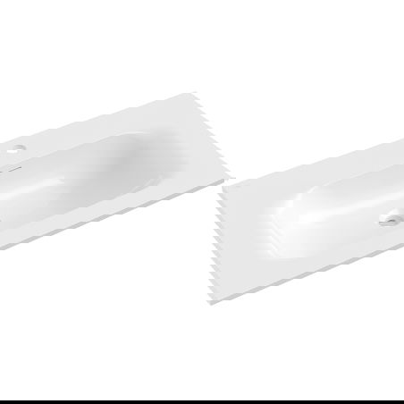 Mexen Vela lavabo encastré dans le plan 81 x 46,5 cm, blanc brillant - 25238000