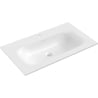 Mexen Vela Waschbecken in Arbeitsplatte eingelassen 81 x 46,5 cm, weiß glänzend - 25238000