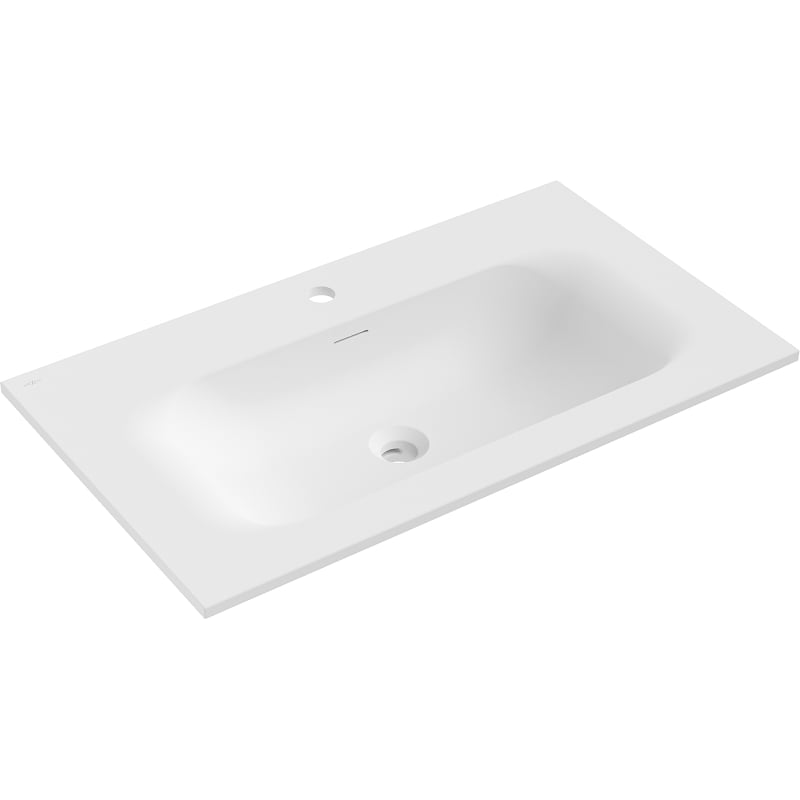 Mexen Vela lavabo encastré dans le plan 81 x 46,5 cm, blanc mat - 25238001