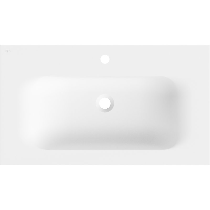 Mexen Vela νεροχύτης ενσωματωμένος σε πάγκο 81 x 46,5 cm, λευκός ματ - 25238001