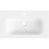 Mexen Vela lavabo encastré dans le plan 81 x 46,5 cm, blanc mat - 25238001