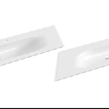 Mexen Vela lavabo embutido no tampo 91 x 46,5 cm, branco brilhante - 25239000