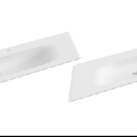 Mexen Vela lavabo encastré dans le plan de travail 91 x 46,5 cm, blanc mat - 25239001