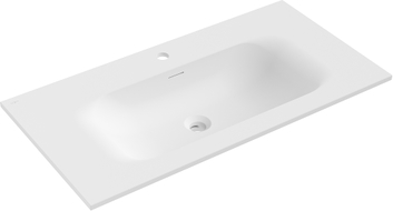 Mexen Vela umivaonik ugrađen u radnu ploču 91 x 46,5 cm, bijeli mat - 25239001