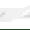 Mexen Vela Einbaubecken links 101 x 46,5 cm, weiß glänzend - 25231000L