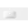 Mexen Vela countertop basin left 101 x 46.5 cm, white matte - 25231001L