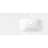 Mexen Vela lavabo encastré à droite 101 x 46,5 cm, blanc brillant - 25231000P