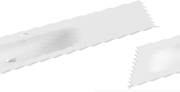 Mexen Vela eingelassene Waschbecken links 121 x 46,5 cm, weiße Matt - 25231201L