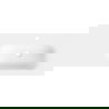 Mexen Vela Lavatório embutido no tampo direito 121 x 46,5 cm, branco mate - 25231201P