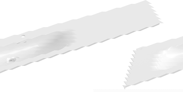 Mexen Vela ënnergebauten Lavabo lénks 141 x 46,5 cm, wäiss Glanz - 25231400L