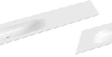 Mexen Vela lavatório embutido no tampo esquerdo 141 x 46,5 cm, branco brilho - 25231400L