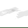 Mexen Vela inbouw wastafel rechts 141 x 46,5 cm, wit glans - 25231400P