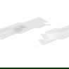Mexen Vela wastafel ingebouwd in het blad links 161 x 46,5 cm, wit mat - 25231601L
