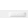 Mexen Vela lavabo encastré à droite 161 x 46,5 cm, blanc mat - 25231601P