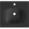 Mexen Vela lavabo encastré dans le plan 46 x 46,5 cm, noir mat - 25234571