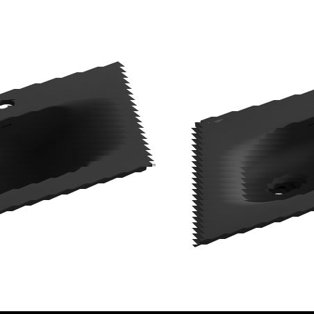 Mexen Vela izlietne, kas iederas darba virsmā 46 x 46,5 cm, melns matējums - 25234571