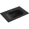 Mexen Vela lavabo encastré dans le plan de travail 71 x 46,5 cm, noir mat - 25237071