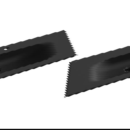 Mexen Vela lavatório embutido em bancada 91 x 46,5 cm, preto mate - 25239071