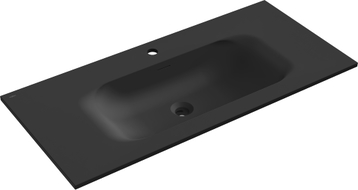 Mexen Vela ugradbeni umivaonik 101 x 46,5 cm, crni mat - 25231071