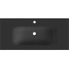 Mexen Vela lavabo encastré dans le plan de travail 101 x 46,5 cm, noir mat - 25231071