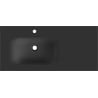 Mexen Vela built-in washbasin left 101 x 46.5 cm, black matte - 25231071L